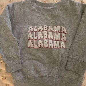 Toddler Girls Gray Alabama Sweatshirt